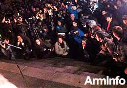 С площади Свободы стартовало шествие фронта «Новая Армения» 