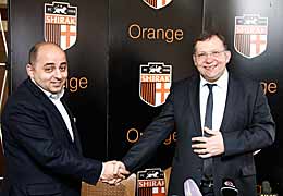 Orange supports young members of Gyumri football school