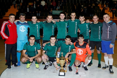 Команда по футболу от ACBA-Credit Agricole Bank стала чемпионом