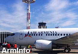 Air Armenia operates flights according to schedule 