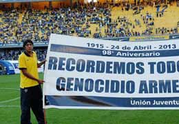 Armenian Genocide victims commemorated during Argentinean Football Championship