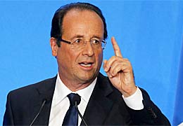 Ankara strongly criticizes Francois Hollande