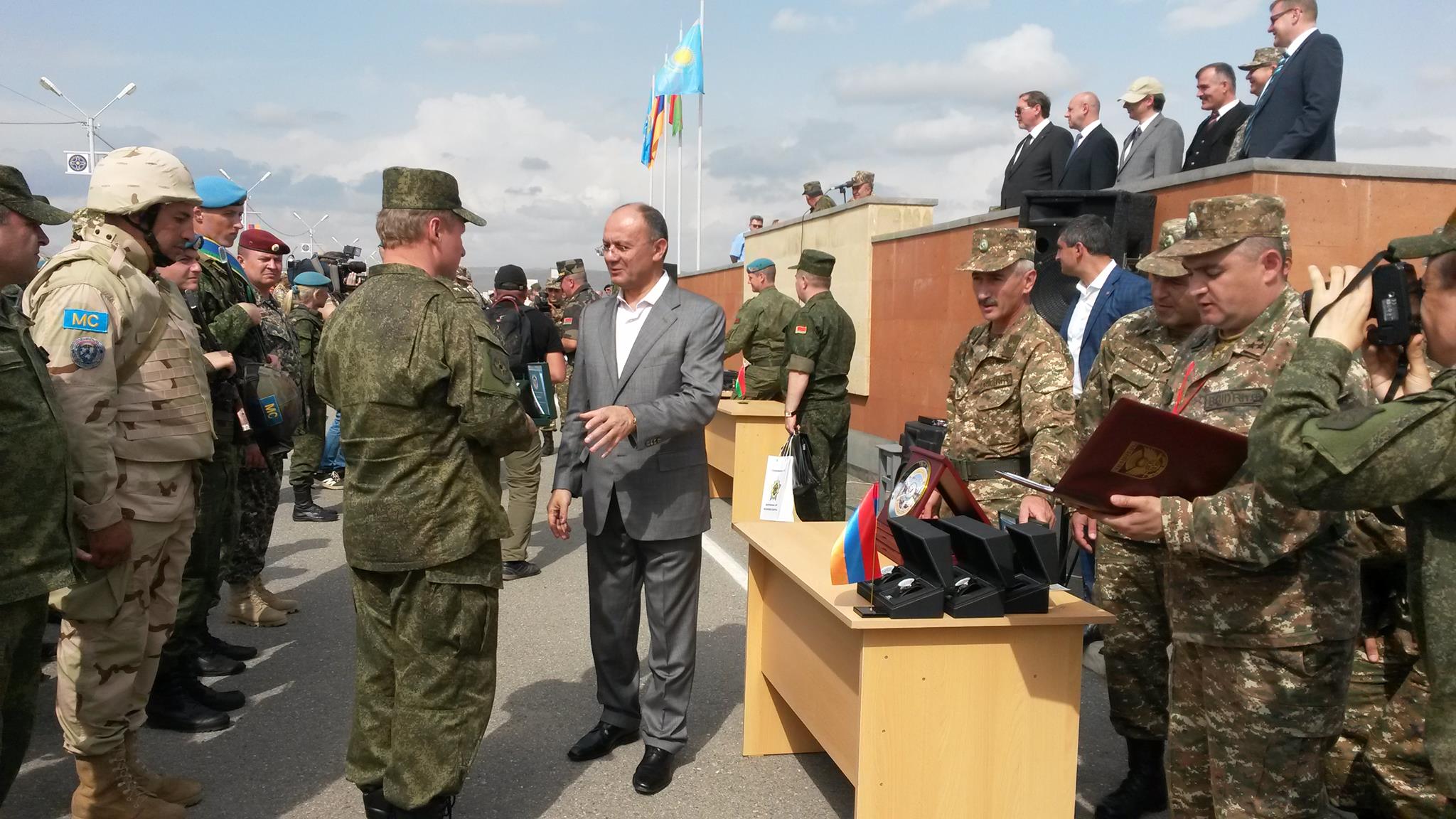 Seyran Ohanyan: Tasks of The "Indestructible Brotherhood-2015" military exercise for the CSTO Collective Peacekeeping Forces successfully implemented 