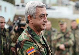Serzh Sargsyan: today  the  RA  Military Forces Commander Supreme   will not hesitate to give a command to launch Iskander