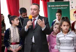 ACBA-Credit Agricole Bank, World Vision Armenia and Hayastan All Armenian Fund open Education Center in Gavar 