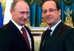 Главы Франции и России обсудят в Армении судьбу вертолетоносцев
