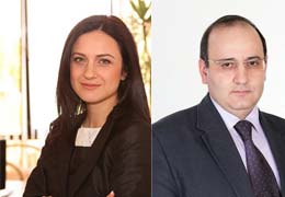 В Банке ВТБ (Армения) новые назначения - Алена Стратан и Армен Саргсян назначены заместителями гендиректора