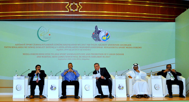 Capital of Turkmenistan hosted an international Sports Media Forum