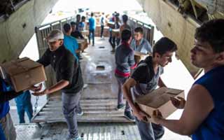 Армения отправила второй самолет с гуманитарной помощью в Сирию