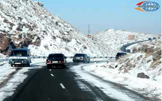 По данным на 10:00 практически все автодороги Армении в основном проходимы