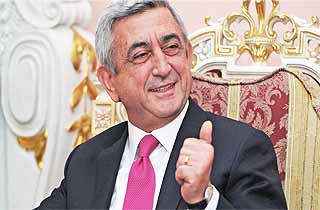 Серж Саргсян вновь единогласно избран председателем правящей Республиканской партии Армении