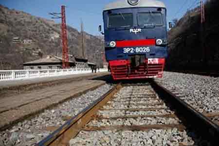 Rail freight carriage went off railway paralyzing Gyumri - Yerevan  railway