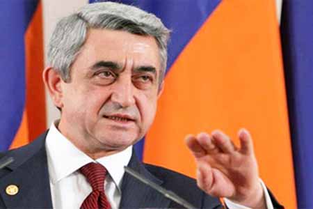 Серж Саргсян: Опасность, обязательно превратится в реальность, в конфликт, в войну, если постоянно не повышать боеспособность армянских ВС