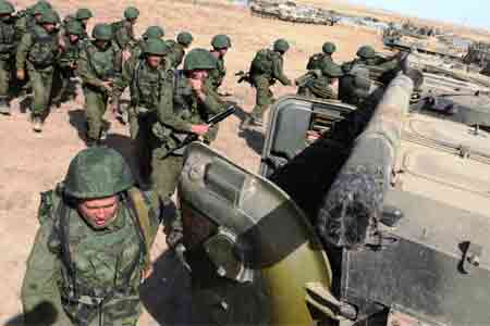 На полигонах Камхуд и Алагяз российской военной базы в Армении началась модульная подготовка мотострелковых рот