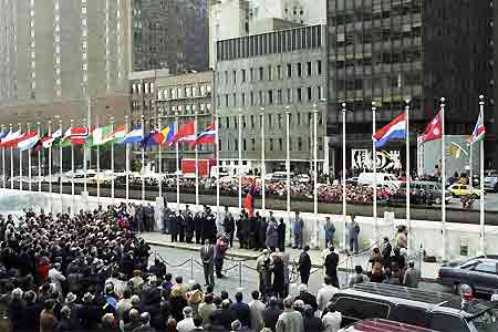 Armenia`s rep at U.N. office in Geneva severely critical of  Azerbaijani leader`s actions against Armenians