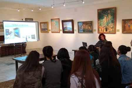 Children from the Nagashyan Children`s Home care center visited the  Museum of Russian Art on April 15 within the Art for Everyone joint  program of the museum and Rostelecom. 
