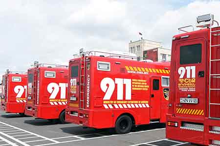 Японское Агентство международного сотрудничества передало в дар МЧС РА 22 пожарные машины