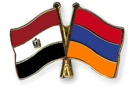 Armenian government ready to assist all initiatives aimed at  developing Armenian-Egyptian relations