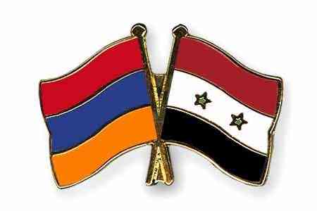 Armenian diplomatic missions in SAR are developing various possible  options for evacuating representatives of the Armenian community