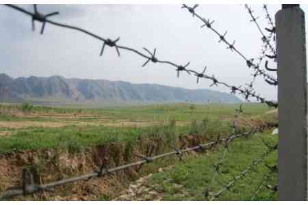 Передовые подразделения ВС Армении обнаружили нарушителя границы в направлении  Нахиджевана