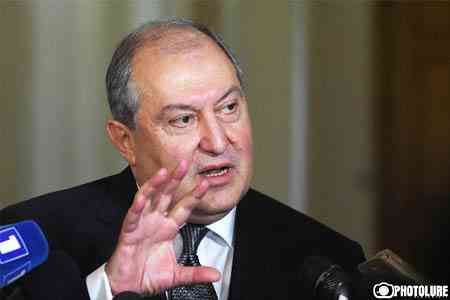 Armen Sarkissian: Serving the interests of the people means serving  the interests of friendship between the Armenian and Russian peoples