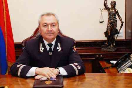 Head of Special Investigative Service of Armenia "because of the  circumstances, considers it inexpedient to continue the service"