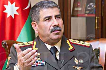 Armenia`s Ministry of Defense congratulated Zakir Hasanov on  "liberation of tens of thousands of kilometers on their own lands"