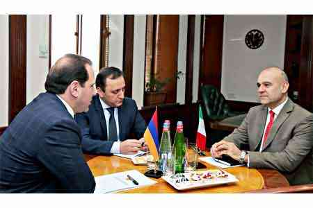 Armenia and Italy are considering new opportunities for joint  international peacekeeping missions