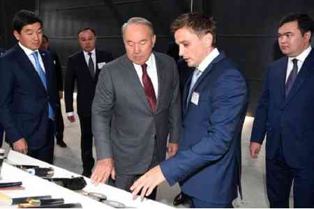 Президент РК  посетил индустриальную зону города Алматы