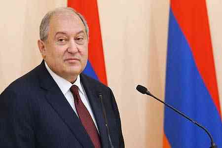 Armenian President urges international community to stop  militarization of Karabakh conflict