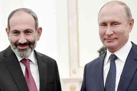 Putin and Pashinyan briefly talked on margins of CIS summit