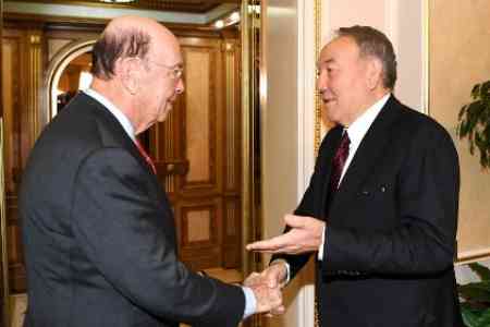 Нурсултан Назарбаев встретился с министром торговли США Уилбуром Россом