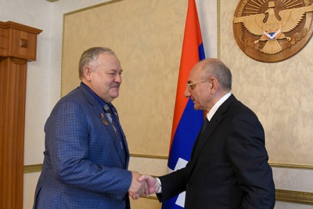 Bako Sahakyan met with Konstantin Zatulin 