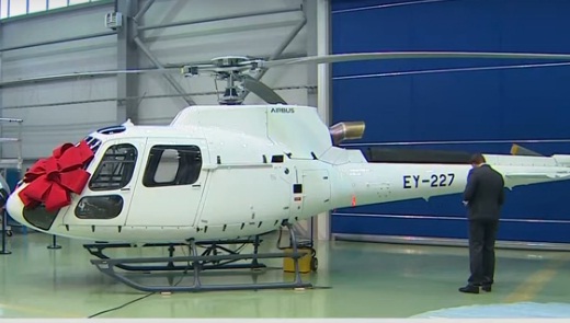 Первый вертолет казахстанской сборки отправлен на экспорт в Таджикистан 