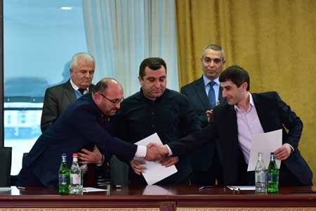Three parties formed an alliance in support of Artsakh presidential  candidate Masis Mayilyan