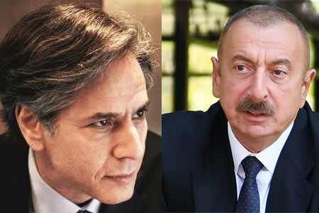 Блинкен призвал Алиева освободить удерживаемых в Баку армян