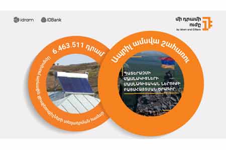 AMD 6․463․511 for the installation of solar water heaters in Artsakh: the next beneficiary is the program of identification of the professional potential of war veterans