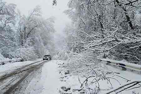 Some roads closed in Armenia, Upper Lars checkpoint open to traffic