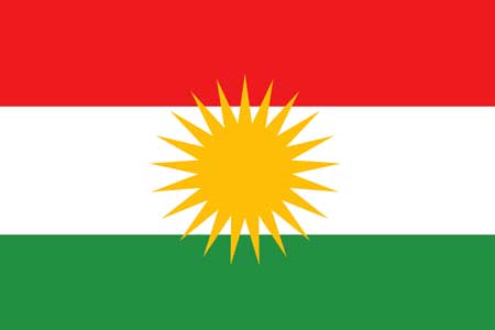 Представители курдской общины Армении проводят акцию протеста перед офисом ООН