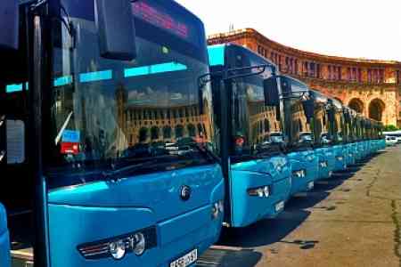 Public transport in Armenia resumed work in a special mode