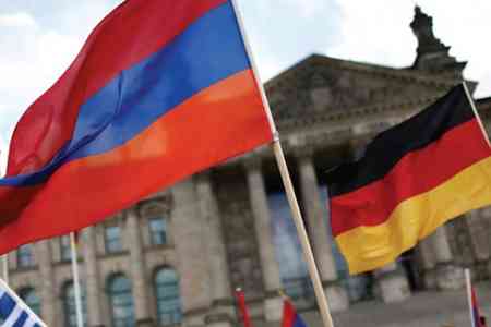 Armenian parliamentarians present Baku`s genocidal policy to their  German partners