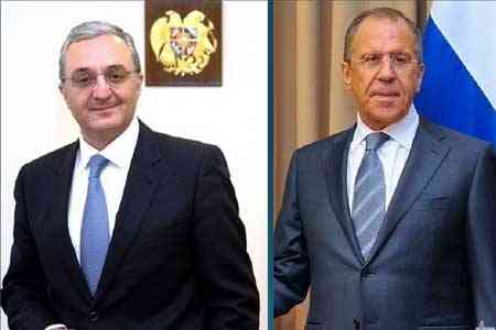 Lavrov expressed concern over  large-scale hostilities on Line of  Contact in a conversation with Mnatsakanyan