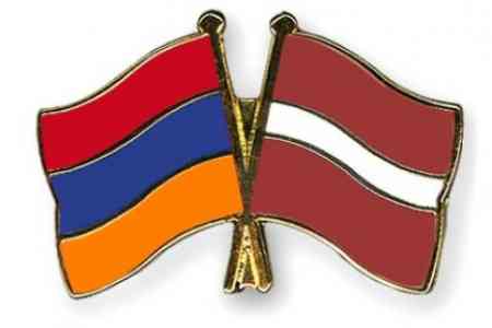 Armenian President had a telephone conversation with his Latvian  counterpart