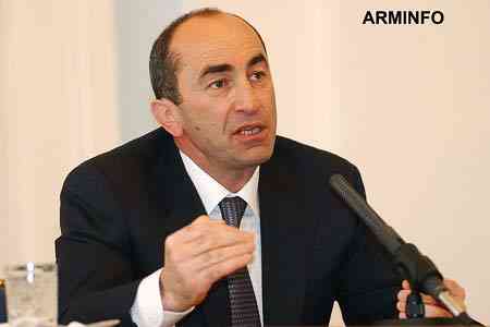 Robert Kocharian: the future of Armenia is in an organized state