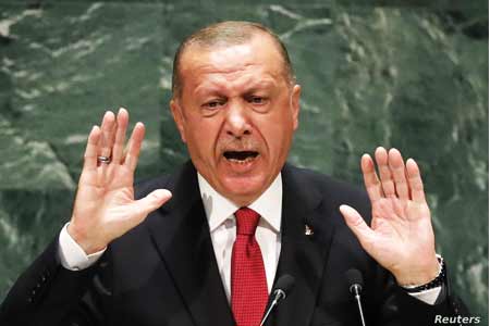 Erdogan called the Armenian lobby an evil that Turkey intends to  confront