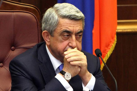 Serzh Sargsyan harshly besieged the President of Azerbaijan, who had  tried to rock internal political boat in Armenia