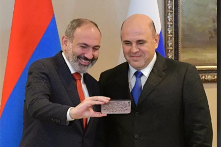 Mishustin informed Pashinyan that meeting of Eurasian  Intergovernmental Council will be held remotely