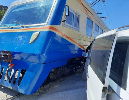 SCR: Violation of traffic rules by a car driver caused an accident at  the crossing of the Tsovagyugh- Yerevan section