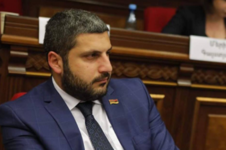 MP from the ruling bloc of the National Assembly Armen Pambukhchyan  resigned, and political leadership are holding an enlarged meeting