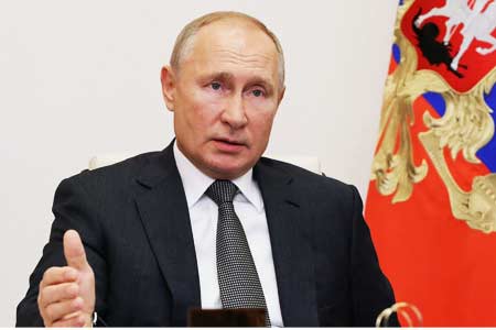 Putin: Russian peacekeepers reliably guarantee peace and security in  the South Caucasus